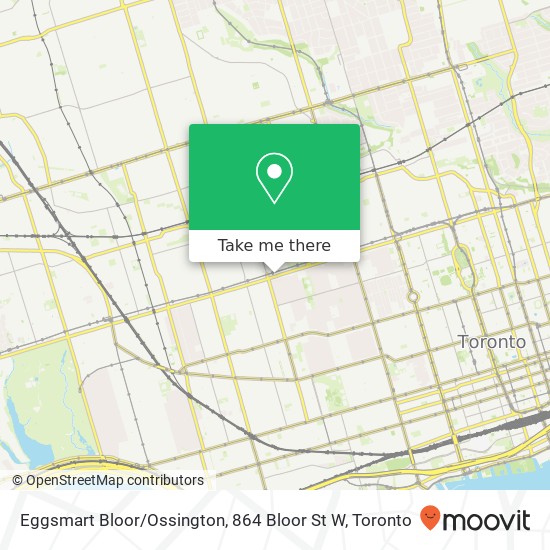 Eggsmart Bloor / Ossington, 864 Bloor St W plan