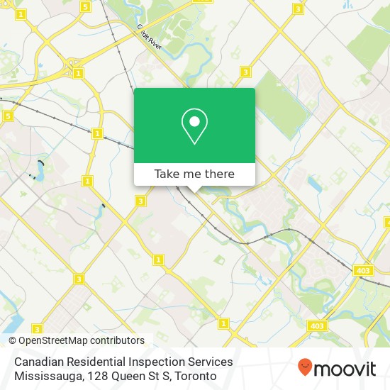 Canadian Residential Inspection Services Mississauga, 128 Queen St S plan