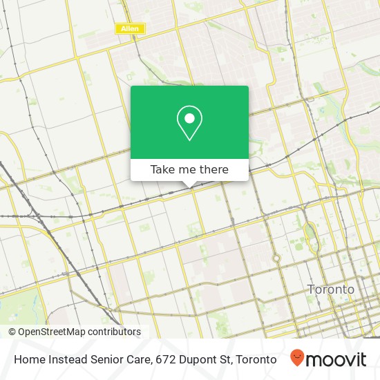 Home Instead Senior Care, 672 Dupont St map