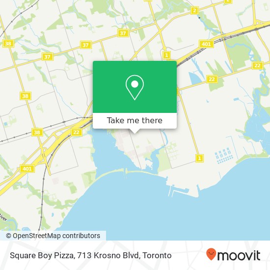 Square Boy Pizza, 713 Krosno Blvd map