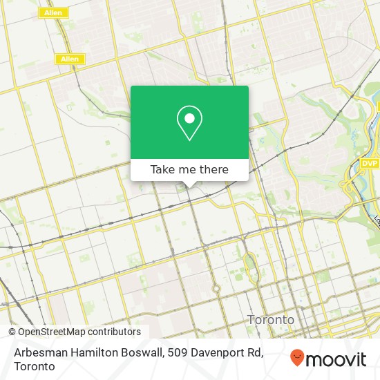 Arbesman Hamilton Boswall, 509 Davenport Rd map