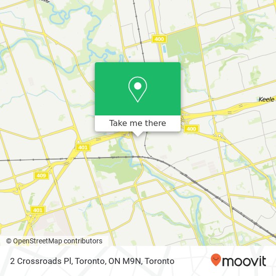 2 Crossroads Pl, Toronto, ON M9N map