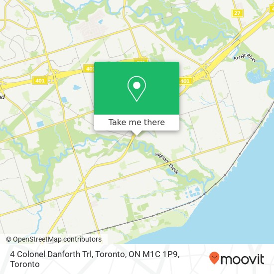 4 Colonel Danforth Trl, Toronto, ON M1C 1P9 map