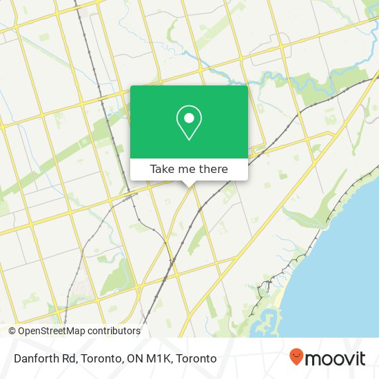 Danforth Rd, Toronto, ON M1K map