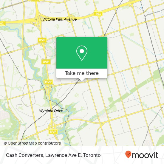 Cash Converters, Lawrence Ave E map