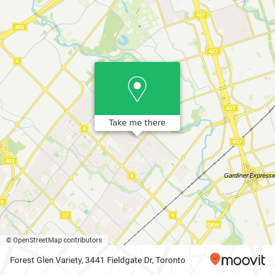 Forest Glen Variety, 3441 Fieldgate Dr map