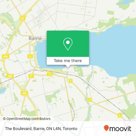 The Boulevard, Barrie, ON L4N map