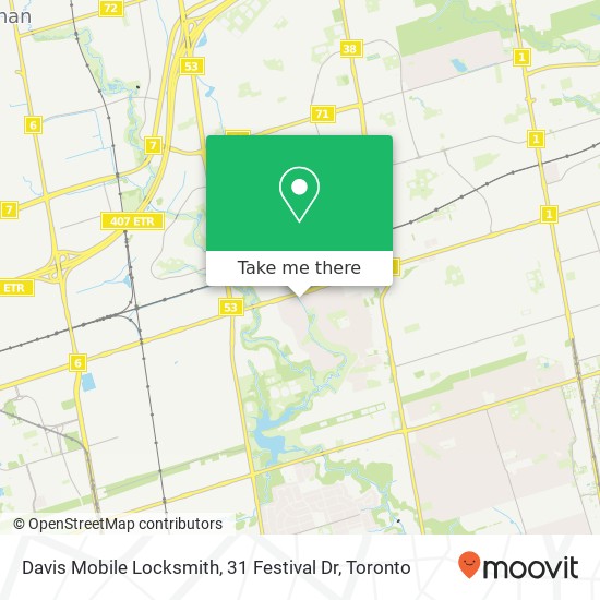 Davis Mobile Locksmith, 31 Festival Dr map