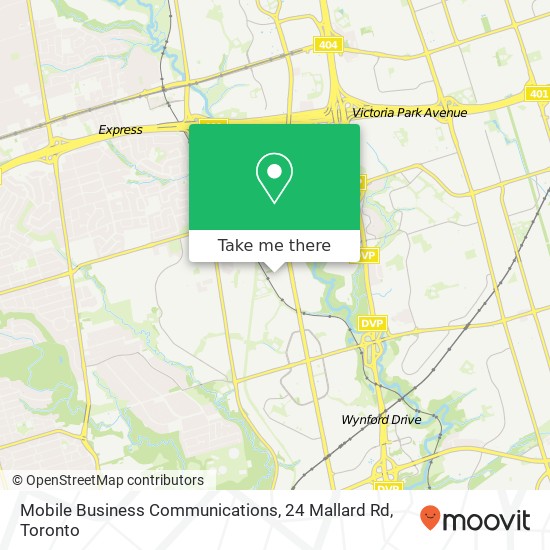 Mobile Business Communications, 24 Mallard Rd plan