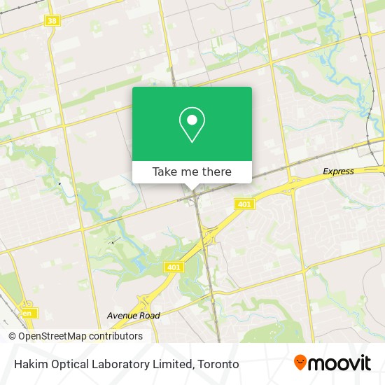 Hakim Optical Laboratory Limited map