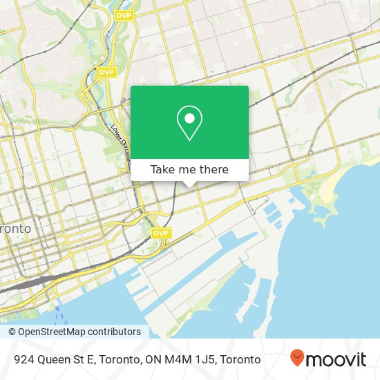 924 Queen St E, Toronto, ON M4M 1J5 plan