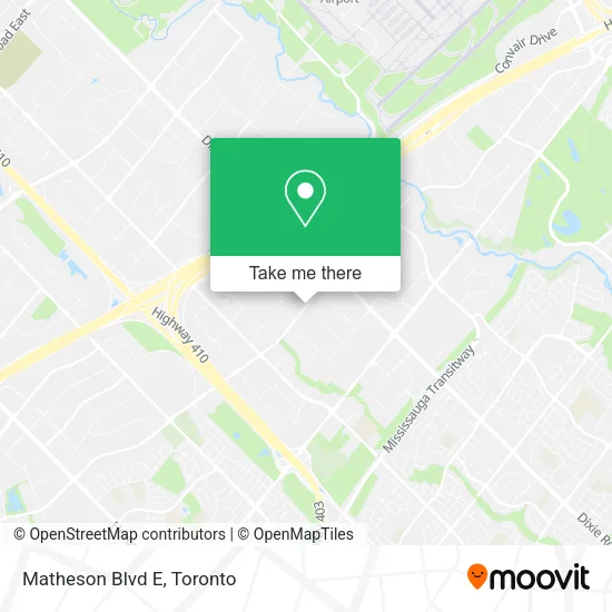 Matheson Blvd E map