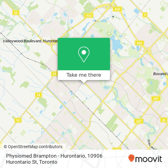 Physiomed Brampton - Hurontario, 10906 Hurontario St plan