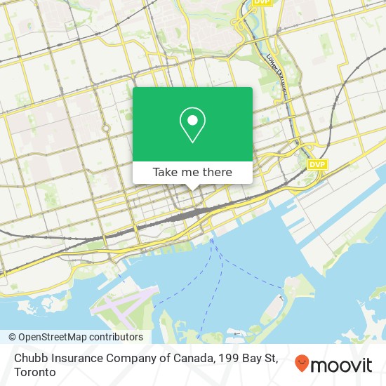 Chubb Insurance Company of Canada, 199 Bay St plan