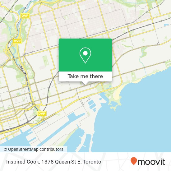 Inspired Cook, 1378 Queen St E map