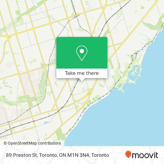 89 Preston St, Toronto, ON M1N 3N4 map