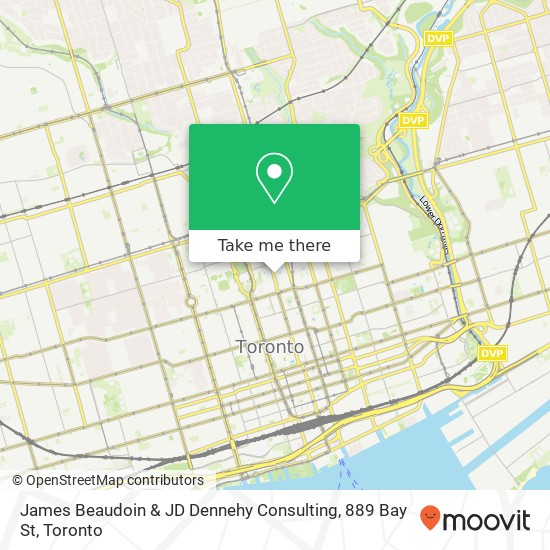 James Beaudoin & JD Dennehy Consulting, 889 Bay St map