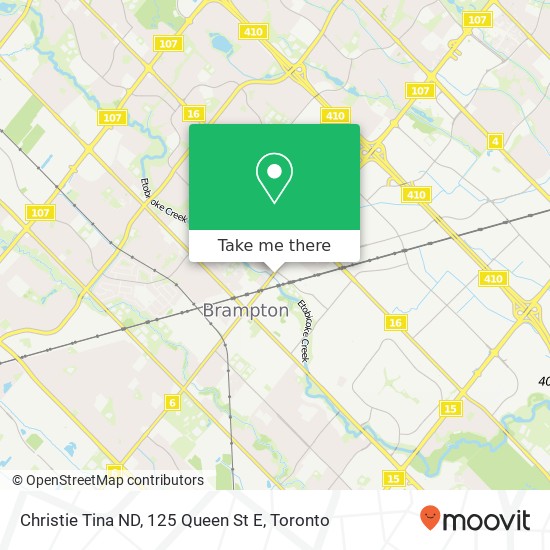 Christie Tina ND, 125 Queen St E map