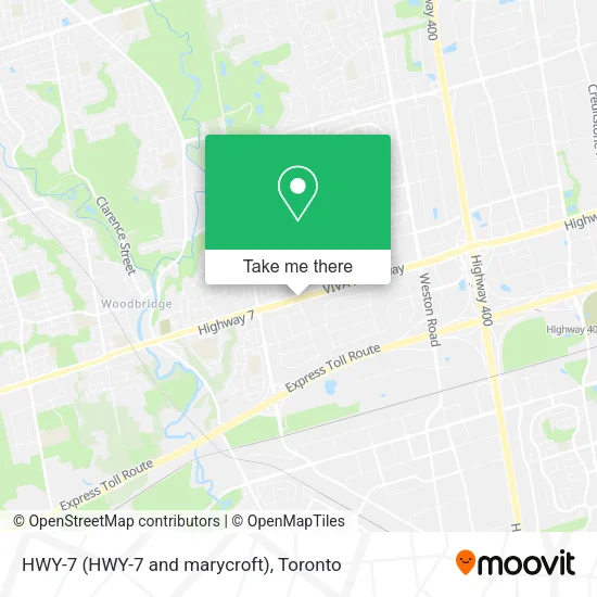 HWY-7 (HWY-7 and marycroft) map
