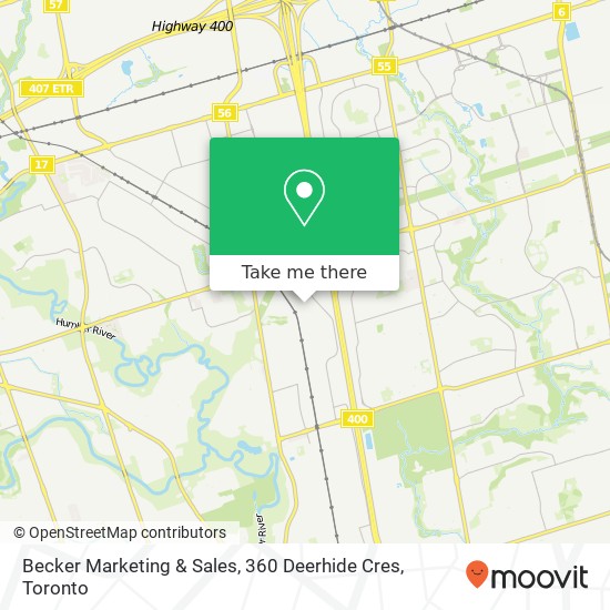 Becker Marketing & Sales, 360 Deerhide Cres map