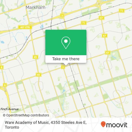 Ware Academy of Music, 4350 Steeles Ave E map