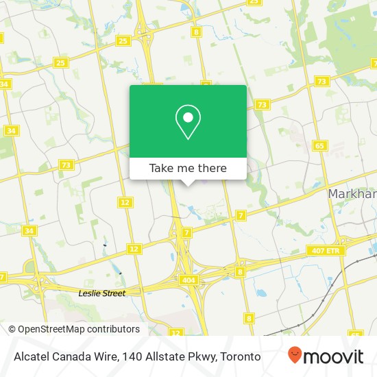 Alcatel Canada Wire, 140 Allstate Pkwy plan