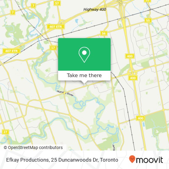 Efkay Productions, 25 Duncanwoods Dr map