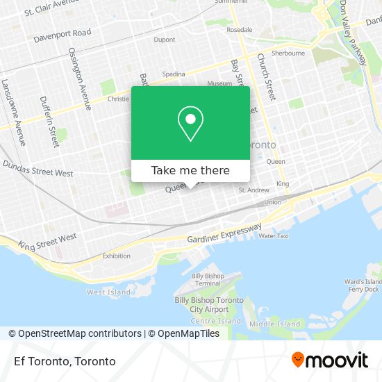 Ef Toronto map