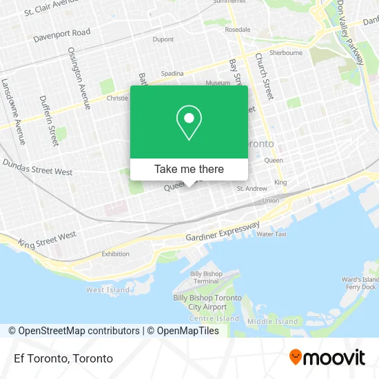Ef Toronto map