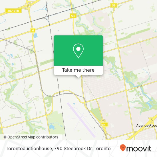 Torontoauctionhouse, 790 Steeprock Dr map