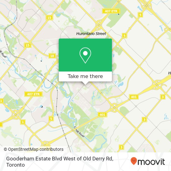 Gooderham Estate Blvd West of Old Derry Rd plan