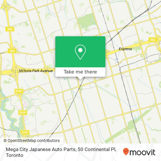 Mega City Japanese Auto Parts, 50 Continental Pl map