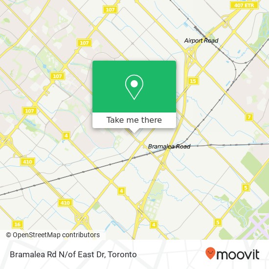 Bramalea Rd N/of East Dr map