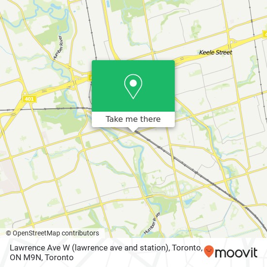 Lawrence Ave W (lawrence ave and station), Toronto, ON M9N map