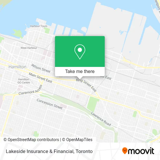 Lakeside Insurance & Financial map