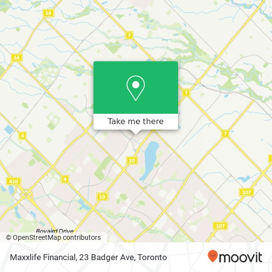 Maxxlife Financial, 23 Badger Ave map