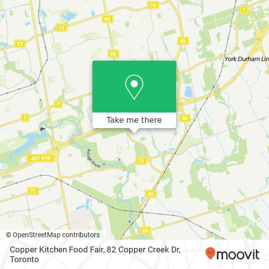 Copper Kitchen Food Fair, 82 Copper Creek Dr map