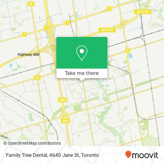 Family Tree Dental, 4640 Jane St map