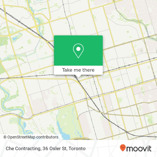 Che Contracting, 36 Osler St map