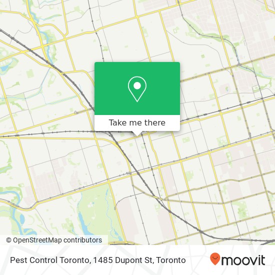 Pest Control Toronto, 1485 Dupont St plan