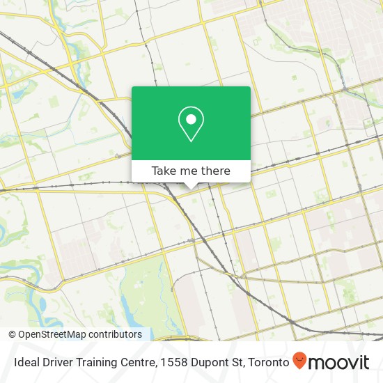 Ideal Driver Training Centre, 1558 Dupont St plan