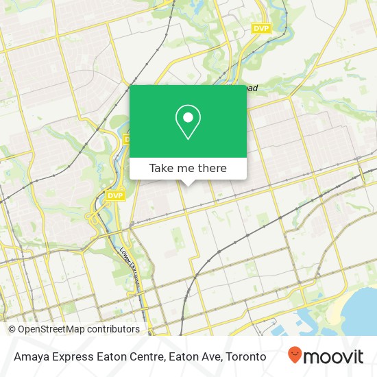 Amaya Express Eaton Centre, Eaton Ave map