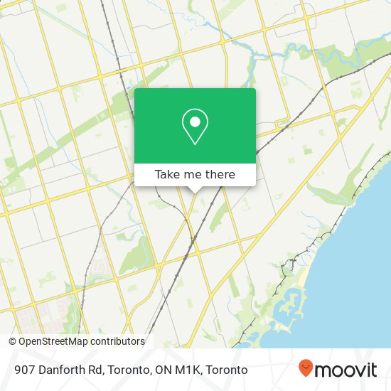 907 Danforth Rd, Toronto, ON M1K map