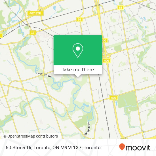 60 Storer Dr, Toronto, ON M9M 1X7 map