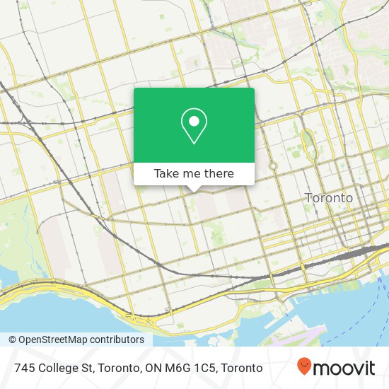 745 College St, Toronto, ON M6G 1C5 map