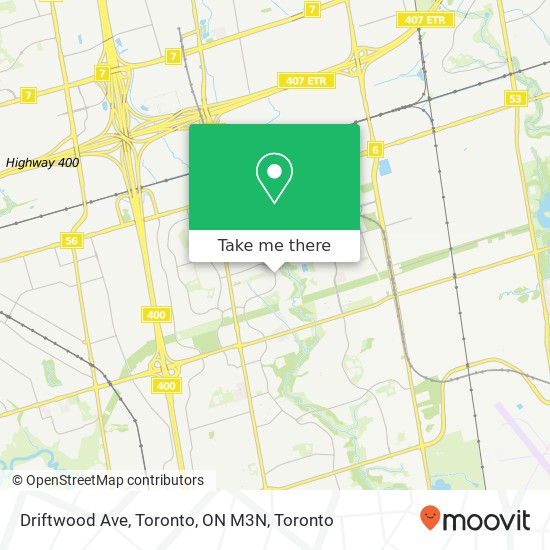 Driftwood Ave, Toronto, ON M3N plan