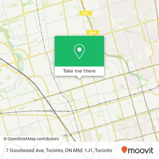 7 Goodwood Ave, Toronto, ON M6E 1J1 plan