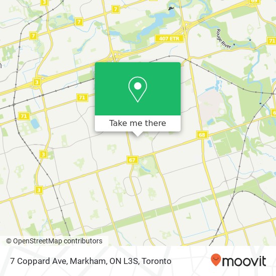 7 Coppard Ave, Markham, ON L3S map