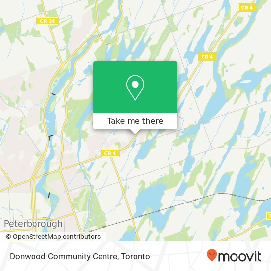 Donwood Community Centre map