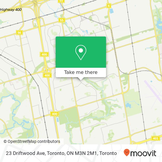 23 Driftwood Ave, Toronto, ON M3N 2M1 map